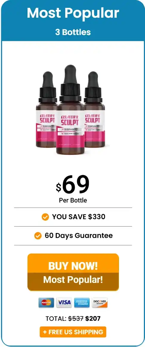 Gelatine Sculpt 3 Bottles pricing